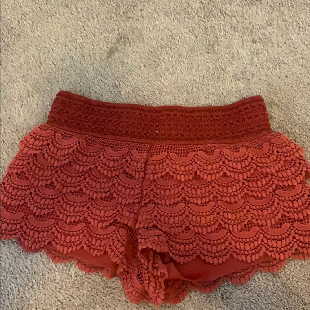 American Rag medium rust colored skort